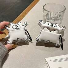 Ốp bảo vệ tai nghe hình mèo hoạt hình 3D bằng silicon, tương thích với Apple 4/3, Pro 2/3. - Nhiều màu - Xem 2