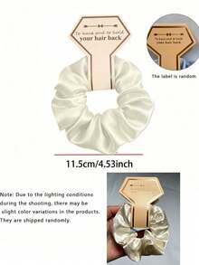 10 piezas Scrunchies de pelo de seda, accesorios para el cabello, regalo de propuesta de dama de honor, Scrunchies de seda blanca, lazos de seda para el cabello, adecuados para recuerdos de fiesta, accesorios para el cabello de boda, diseño no dañino, relleno de caja de regalo romántica, adecuado para fiesta de soltera, recuerdos de novia DIY, recuerdos de fiesta de graduación, suministros para fiestas de boda, fiesta de cumpleaños - Satén blanco lechoso - Ver 8