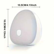 Hundred Noise LED Night Light - Multiple Colors, Dimmable, Timer, Natural Soothing Sleep White Noise, Memory Function, Portable, Built In 1200mAh Rechargeable Battery - D-白色 - 查看 7