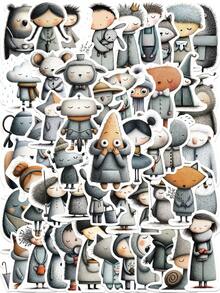 50Pcs Mood Embarrassed Character Stickers Aesthetic Art Vinyl Decal Fashion Cool Decoration For Laptop Water Bottle Phone Skateboard Luggage Notebook Motorcycle Helmet Car Bike Personal Daily Outdoor Indoor General Use Decoration Accessories Scrapbook Supplies Scrapbooking - 1 Set - View 7