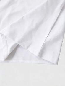 Customized V-Neck Women's T-Shirt, Summer , Customized Print Design White - White - View 6
