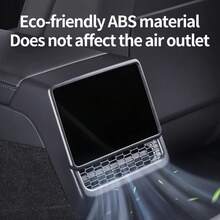 YZ para /Y Highland Juniper consola central trasera cubierta de salida de aire salida de ventilación cubierta antipolvo accesorios de estilo de coche - Añadir película protectora - Ver 4