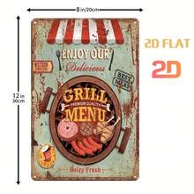 2D Flat, 1pc 2D Flat Poster - A 2D Flat Iron Sheet With UV-Printed Decorative Art, Measuring 7.87*11.81 Inches, Suitable For Indoor And Wall Decorations, Halloween And Christmas Decorations, 2D Flat - 1PC - View 1