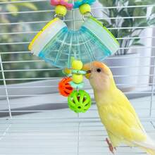 1pc Multi-Functional Interactive Parrot Feeder Toy, Suitable For Chewing, Playing, Cage Decor And Training - View 9