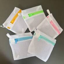 5pcs/10pcs Laundry Bag For Washing Machine, Scented Washing Beads, Thickened Mesh Bag, Soap Bag - Multicolor - View 3