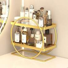 Ins Style Bedroom Cosmetic Storage Rack, Multi-Layer Perfume And Skincare Storage Box, Dormitory Desktop Organizer Display Shelf - View 5