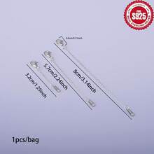 3条/包 925纯银延长链，带龙虾扣连接器，项链和手链DIY珠宝制作配件 - 銀色 - 查看 2