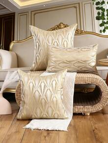 Miater 1 chiếc vỏ gối trang trí cao cấp họa tiết hình học, độ chính xác cao, dùng cho ghế sofa, phòng khách, trang trí nhà cửa thanh lịch (Không bao gồm ruột gối) - Vàng - Xem 10