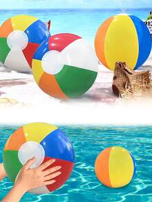 1 quả bóng bãi biển cầu vồng bơm hơi, phụ kiện trò chơi tiệc bể bơi mùa hè, phụ kiện trò chơi bãi biển Hawaii, trò chơi nổi, phụ kiện tiệc nướng, phụ kiện trò chơi mùa hè thiết yếu, phụ kiện trò chơi ngoài trời, phụ kiện tương tác cho tiệc mùa hè. - nhiều màu - Xem 5