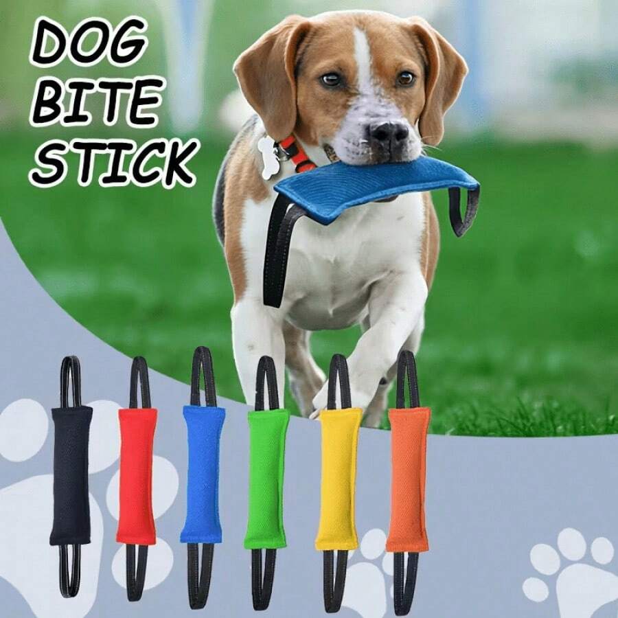 Durable Tug Of War Rope Toy For Dogs, With Two Soft And Sturdy Handles, Suitable For Medium And Small Breeds, Great For Tug Of War, Leash Training, And Puppy Training