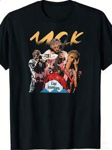 Unisex T-shirt i 100% bomull, mjuk, ett måste-ha-plagg för avslappnad streetwear som passar alla årstider, mångsidig för vardagsbruk och en perfekt present till fans och vänner. - Svart - Visa 6