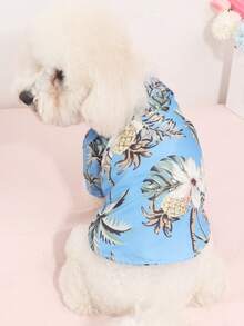 1 pieza Camisa ajustada sin estiramiento para mascotas, adecuada para gatos y perros pequeños para usar en casa y al aire libre en primavera y verano (El tamaño del producto es pequeño, se recomienda pedir 1-2 tallas talla grande) - Multicolor - Ver 4