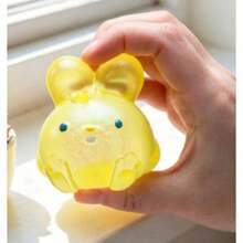 Jelly Hops Scented Glitter Bunny Squishy Decor | Soft Sensory Squeeze Stress Relief & Calming Relaxation For Adults, Ideal Cute Birthday Gift - 彩色 - 查看 3