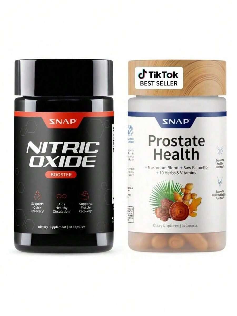 SnapSupplements Nitric Oxide Booster Supplement With L Arginine And L Citrulline Essential Amino Acids And Ginseng Root, Energy, Heart Health, Muscle Growth & Circulation Support, 90 Capsules - 其他 - 查看 1