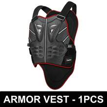 1 pieza Chaleco de armadura para motocicleta, rodilleras y coderas para motocicleta para carreras todoterreno, protección de pecho y espalda, equipo de conducción para motocross y bicicleta de montaña, regalo esencial para ciclistas hombres y mujeres - Multicolor - Ver 22