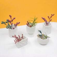 50/20/10/5/1 Stück Dekoartikel mit Frühlings-, Sommer-, Herbst- und Wintermotiven, geeignet für Zuhause, Outdoor, Feiertage, Küche, Möbel, Schreibtisch, Mini-Vase, Pflanzgefäß, Mikrolandschaft Deko, Puppenhaus, Kühlschrankmagnet Accessoires - Blumentopf - Übersicht 2