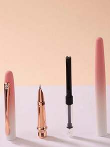 Set 51pcs/(1 Pulpen Logam + 50 Kartrid Tinta Isi Ulang) Pulpen Ballpoint Logam Warna Ombre, Tulisan Halus, Cocok untuk Menulis Sehari-hari, Latihan Kaligrafi, Desain Sederhana Namun Elegan, Kembali ke Sekolah - set 51 buah - View 8
