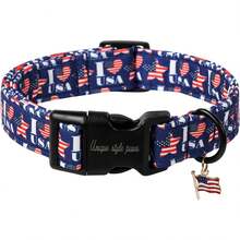 Collar para perro con diseño de dinosaurio, estilo único, collar de verano para perro, cómodo collar de algodón para cachorros con hebilla ajustable, adecuado para perros pequeños, medianos y grandes: .com.mx: Artículos para mascotas - LOVEUSA CC - Ver 8