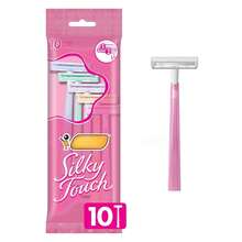 Silky Touch Women's Disposable Razors, With 2 Blades, Pretty Pastel Razor Handles, 10 Count Pack Of Shaving Razors - 10裝(1包) - 查看 2