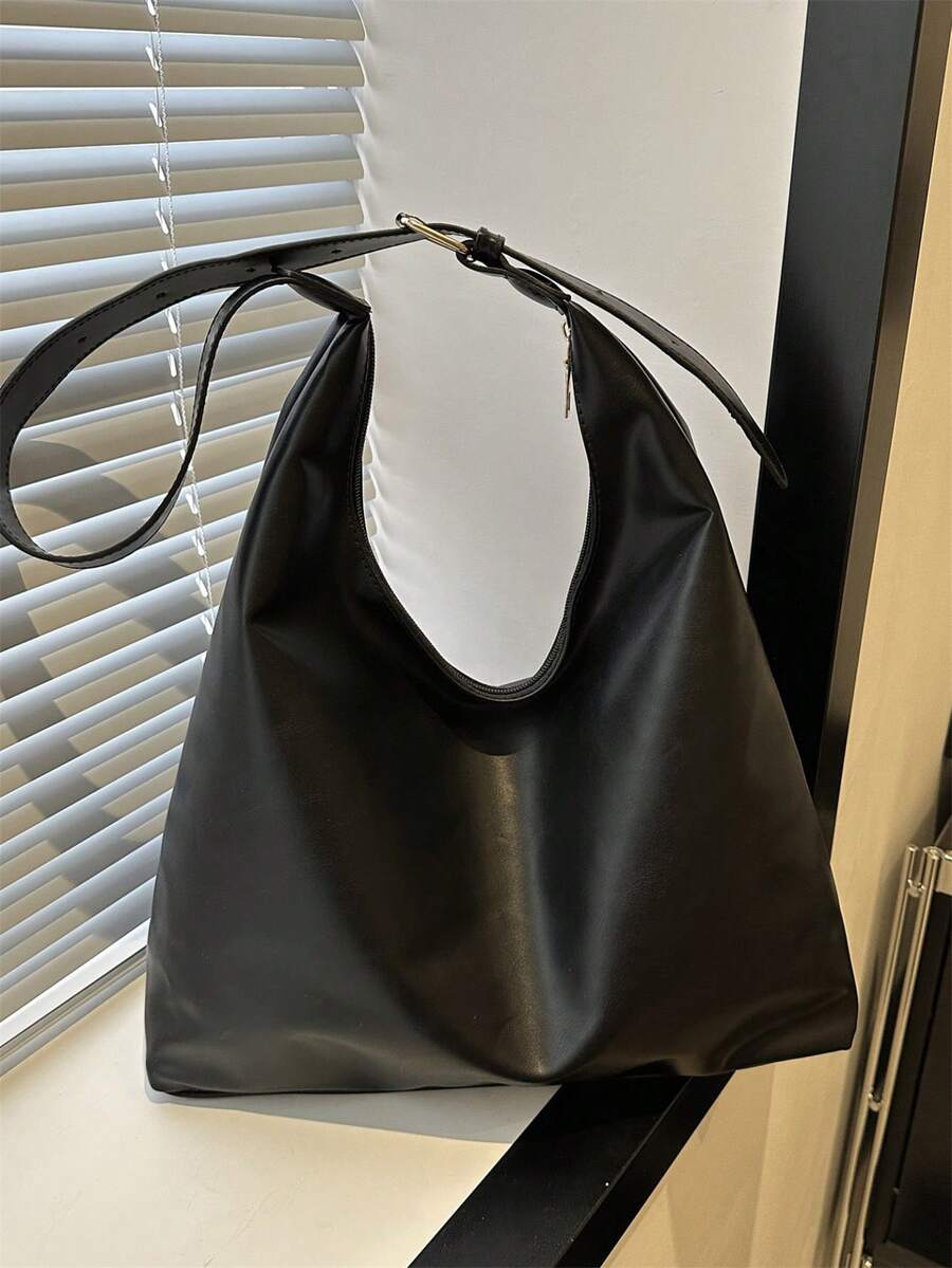 Fashionable Large Tote Bag For Women, New Design Shoulder Bag, Chic Handbag - Black - View 1