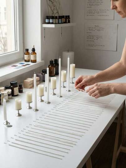 100/50 pièces de mèches de bougie pré-cirées pour le DIY des adultes, noyau de mèche à combustion faible et uniforme, sans fumée. Pour la fabrication de bougies en cire de soja, cire d'abeille, paraffine. Fournitures pour la décoration de la maison, les mariages et les fêtes. Kit de bougies en pilier, votive, pot.