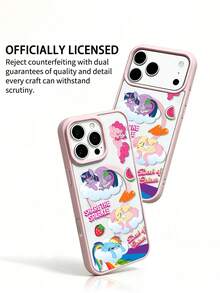 MY LITTLE PONY 官方磁吸无线充电手机壳，兼容三星 Galaxy S23、Galaxy S24、Galaxy S25、苹果 iPhone 17、17 Air、17 Pro、17 Pro Max、11、12、13、14、15、16 Pro、16 Pro Max、14 Plus、15 Plus、16 Plus、15 Pro Max、16 Pro、16 Pro Max、XR、XS Max、X - 粉色 - 查看 2