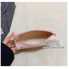 1 hộp bút bằng vải canvas chấm bi hình ngôi sao dễ thương, túi đựng văn phòng phẩm và mỹ phẩm có khóa kéo dung tích lớn chất lượng cao dành cho học sinh. - A - Xem 8