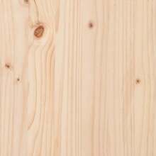 vidaXL Table basse Naturel 70 x 50 x 36 cm Bois de pin massif - Tabac - Voir 12