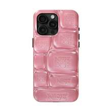 Bubble Style Printed 3D Effect Tough Phone Case, Cool Crush IceCube Phone Case, 3D Visual Printed Graphic Hard Phone Cover, Phone Accessories 13 Phone Cases Cute Phone Cases 14 Plus Cases Novel Case  Pink Phone Case - màu hồng nhạt - Xem 2
