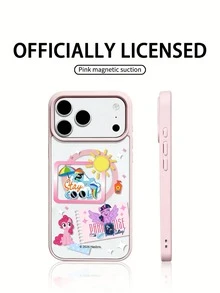 MY LITTLE PONY Ốp lưng điện thoại sạc không dây từ tính chính hãng, tương thích với GALAXY S23, GALAXY S24, GALAXY S25, Apple iPhone 17, 17 Air, 17 Pro, 17 Pro Max, 11, 12, 13, 14, 15, 16 Pro, 16 Pro Max, 14 Plus, 15 Plus, 16 Plus, 15 Pro Max, 16 Pro, 16 Pro Max, XR, XS Max, X - Hồng - Xem 8