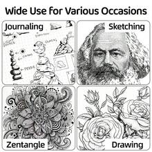 12支/盒 钩线手绘专用画笔，学生防水素描水彩笔套装 - 套裝 - 查看 3