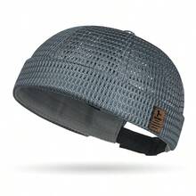 Mũ vành tròn thoáng khí kiểu vỏ dưa, mũ beret mùa hè ngoài trời che nắng kiểu retro dành cho nam, mũ nhẹ không gây bí bách. - A - Xem 13