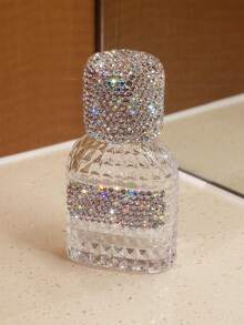 1pc 30ml Refillable Perfume Atomizer Bottle, Highly Attractive Sparkling Artificial Rhinestone Decorated, Portable Travel Spray Bottle For Toner, Perfume, Skincare, Empty Cosmetic Dispenser, Mother's Day Gift - View 3