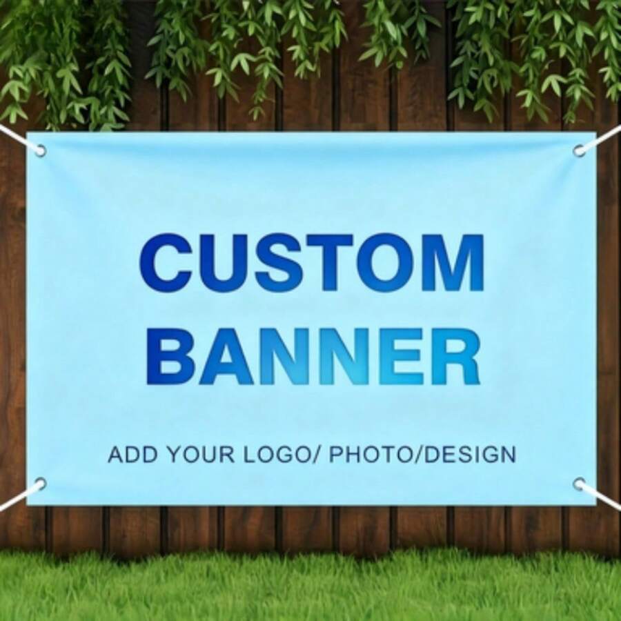 Personalized Photo Banner - Extra Large Dimensions Customizable Porch Flag, Great For Both Indoor And Outdoor Decor, Perfect For Celebrations Like Weddings, Birthdays, Graduations, And More - Multicolor - View 1