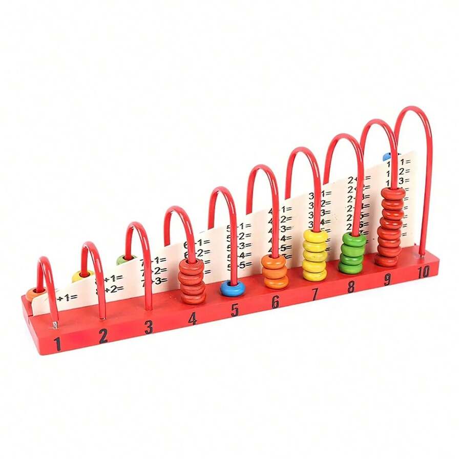 Ábaco 10 Hastes Aprenda Matemática Brincando Educativo - DM Toys - Multicolorido - Visão 1