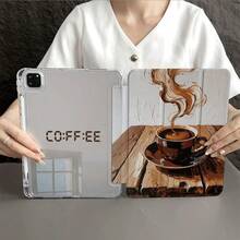 1 chiếc ốp lưng máy tính bảng in tranh sơn dầu cốc cà phê kèm giá đỡ bút, tương thích với iPad 10.9/10.2/ Air thế hệ thứ 5/Pro11/10/9.7/Air 2/ (thế hệ thứ 7)/ (thế hệ thứ 8)/ Air 4/5/ Pro 11/ Thế hệ thứ 10 10.9 inch 2022 Smart Case/ Air 13(M3 2025)/ Air 11(M3 2025)/ Air 11(M3 2025)/ 11(A16 2025), chức năng tự động ngủ/thức, tương thích với Galaxy Tab S10+/S9/A9, tương thích với 5/5PR/6/6PRO/7/7PRO, tương thích với Matepad, tương thích với Honor Pad. - Nhiều màu - Xem 8