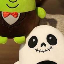 1pc Funny Halloween Pumpkin Zombie Doll, Ghost Mummy Figurine, Halloween Party Home Decor, Children Plush Doll Small Pillow Ornament Gift - 20 Centimeters - View 3