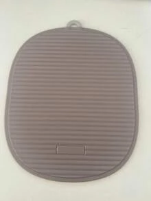 1 pieza Soporte de silicona resistente al calor plegable, Salvamanteles, Posavasos, Mantel individual, Almohadilla aislante del calor, Alfombrilla de cocina y comedor antideslizante y lavable, Accesorio esencial de cocina - Multicolor - Ver 9