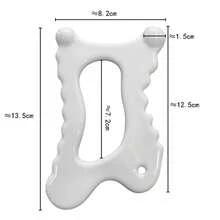 Bộ 1-10 miếng bảng Gua Sha bằng gốm tự nhiên, dùng cho mặt, dụng cụ cạo gió Gua Sha chăm sóc da mặt, giúp thông tắc nghẽn, thư giãn cơ bắp. - Nhiều màu - Xem 2