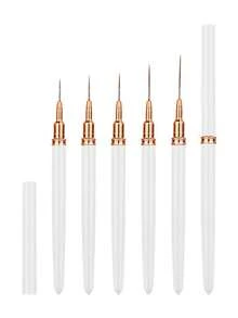Bộ 10 cọ vẽ móng nghệ thuật đường nét mảnh, bút vẽ móng gel UV, dụng cụ vẽ móng chuyên nghiệp phù hợp cho người mới bắt đầu, tiệm nail và sử dụng tại nhà. - nhiều màu - Xem 10