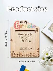 1pc Customized Memo Clip, Can Customize Text, Personalized Teacher Gift, Teacher's Day Gift, End Of School Year Gift, Personalized Teacher Name Gift - Multicolor - View 6
