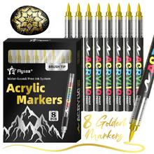 8-366 Colors Acrylic Paint Markers Set, New 320/366 Professional Color System, 288/240 Colors Portable Case, Direct Liquid Automatic Ink Control Acrylic Paint Markers, Rich Ink, Smooth Ink Flow, Full Color Classification, Stackable Colors, Strong Coverage, Felt Tip Stationery Set, Suitable For Canvas, Rock Painting, Wood, Stone, Glass, Ceramic, Fabric Painting, DIY Crafts, Back To School Supplies - Multicolor Markers - View 19