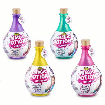 ZURU Oosh Potions Magical Surprise Bottle Slime, Collectible Squeeze Blind Box Toy, Magic DIY Fluffy Soft Clay Stress Relief Toy, Girls 6+ Years Old Novelty Gift (Random Style)