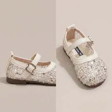 Girls' Sequined Princess Sandals - Summer New Style With Open Design For Breathability, With A Soft Heel And Comfortable Fit. Perfect For School Commutes, Outdoor Photography, Rural Outings, Or Daily Wear. - Pink - View 3