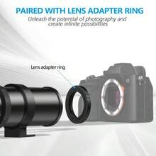 Ống kính zoom 420-800mm F8.3-16 (ngàm M42) + ngàm T, tương thích với các ống kính RF -M, F Z, E, thích hợp cho chụp ảnh ngoài trời, chụp ảnh mặt trăng. - Xem 5