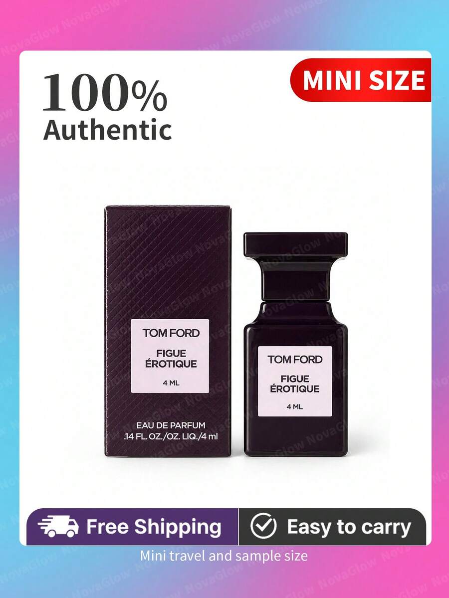 TF~ Figue Erotique Eau De Parfum - Portable Travel Size Perfume Mini Splash Dabber Bottle 0.14 Fl Oz / 4ml Fig & Woody Scent Unisex Fragrance Sample - 蜜慾之果 - 查看 1