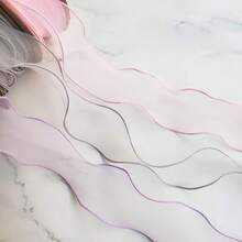 1 Roll, 2.36 Inch X 180 Inch White Sheer Organza Ribbon With Wire, Transparent Mesh Satin Ribbon, Sheer Chiffon Narrow Ribbon, Suitable For Sewing, Gift Wrapping, Crafts, Wedding Bouquets, Invitations, Decorations - View 7
