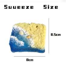 1pc Wavy Toast Squishy Toy, Soft Slow Rebound Stress Relief Toy, Unique Fun Squeeze Fidget Toy, Suitable For Adults And Teens, Unique Wavy Toast Squeeze Toy - one-size - View 10