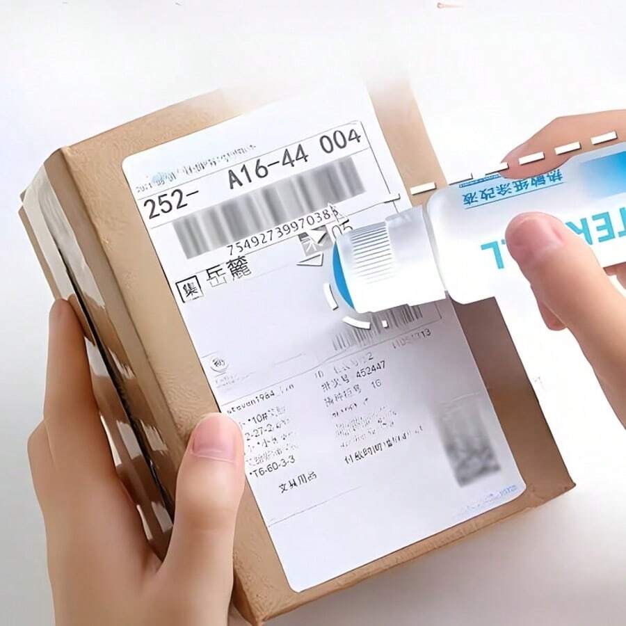 20/30/50ml Courier Waybill Correction Fluid, One Coat Hides Traces, Thermal Paper Address & Name Privacy Protection, Cover Courier Box Waybill Name & Phone, Logistics Slip Private Info Concealment, Waste Slip Leak-Proof Processing, Invisible After Coating