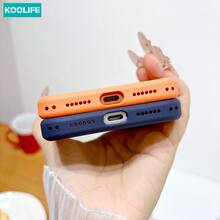 Ốp lưng điện thoại từ tính Koolife 1 chiếc màu xám, chất liệu PC+TPU, chống sốc, có chân đế xoay 360° và công nghệ MagSafe, khung mờ, mặt lưng trong suốt, phù hợp với 17/17 Pro/17 Pro Max. - Xám - Xem 10